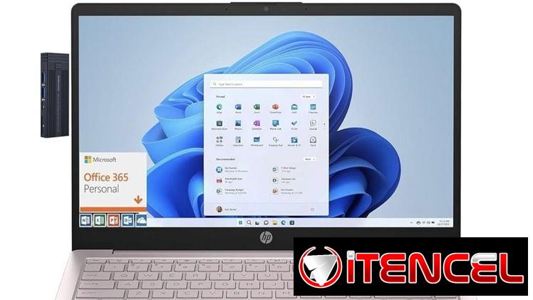 Laptop hp NUEVA rosa con dos discos duros