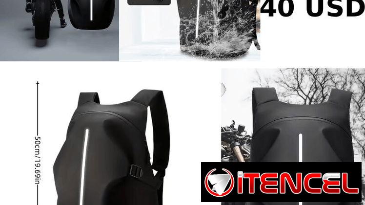 ¡MOCHILA TÁCTICA PARA MOTO CON PORTACASCO!