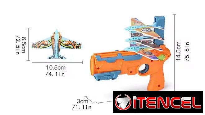 Lanzador de Aviones con Pistola Catapulta – Juguete Divertido para Niños | Juguetes y Colecci… | videojuegoshabana.com