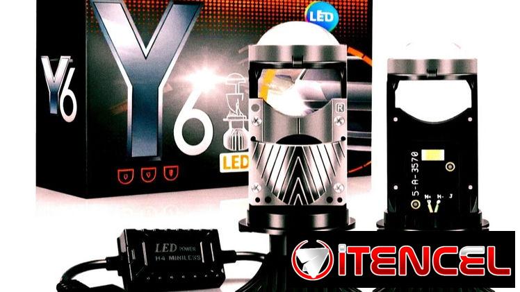 BOMBILLOS LED H4 LUPA 💥