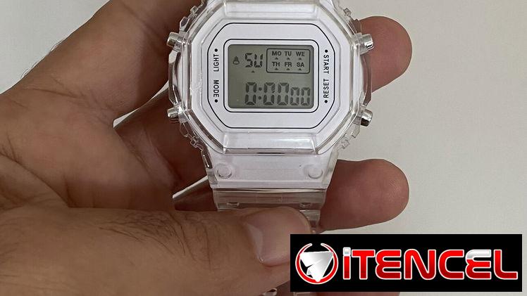 Vendo reloj retro color blanco