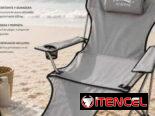 Artículos para el hogar y esta  Silla Plegable Reclinable para Playa y Camping con Reposapiés 💰 37 USD. 📞56249037