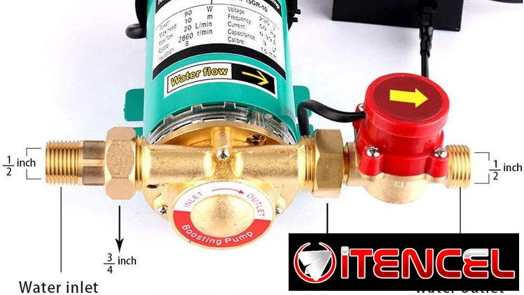 Bomba presurizadora automática para Agua fria ocaliente, especial para calentadores. 220volt