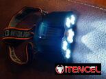 LINTERNA DE CABEZA RECARGABLE DE 5 LED CON BATERÍA DE LITIO (NUEVAS EN CAJA)