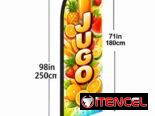 Banderola indicativo de expendio de jugos