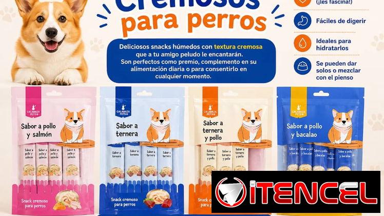 Cremosos snacks para perros