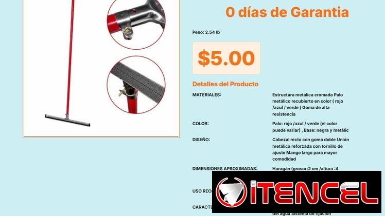 Haragán de Agua con Estructura Cromada de Grosor 2 cm y Alto de 4 cm VPT#-0451