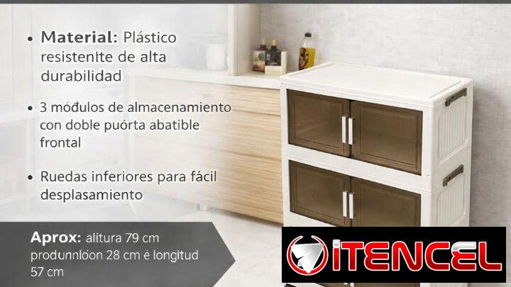 Plegable / Cajón de Almacenamiento con Ruedas