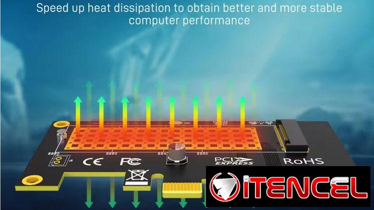 * Adaptador tarjeta para M.2 por el PCIE