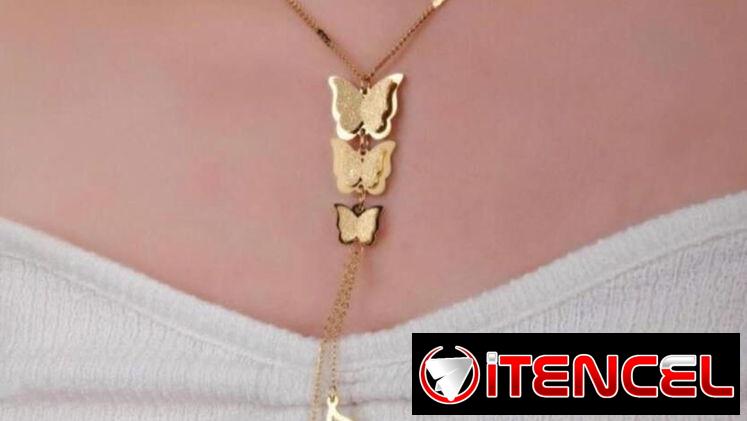 En venta hermosa 😍Cadena Plana de Mariposas🦋 ✨Acero Inoxidable ✨