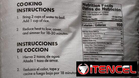 Sacos de Arroz 100 libras x 50USD