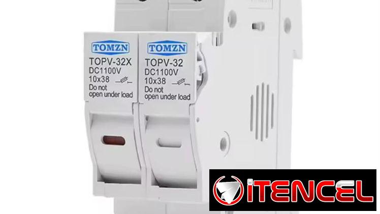 Protector de voltaje 110v , Portafusibles 2P