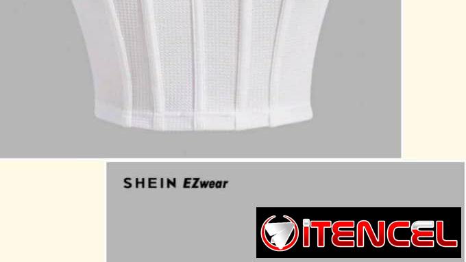 Blusa blanca tipo tope talla Xs