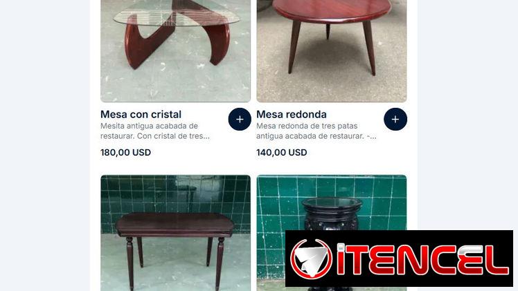 ⚜️ Variedad de mesas antiguas restauradas