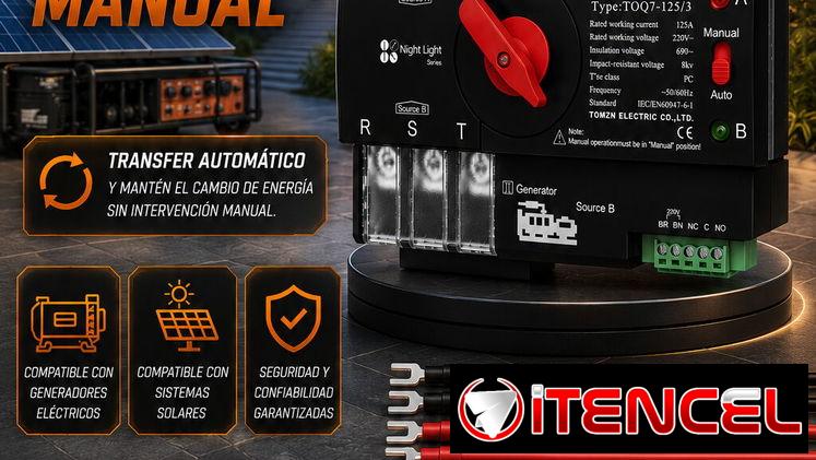 ATS Automatico 125A | 3 polos | 220v