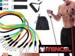 Set de ligas elástico de resistencia hasta 100lbs
