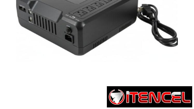 BACKUP/UPS DE PC CON 12 TOMAS 100OVA 600W. Factura + Garantía.