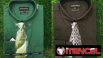 Ropa para hombres y estas camisas de mangas largas con o sin corbata. No sigas buscando y escríbeme al 56249037