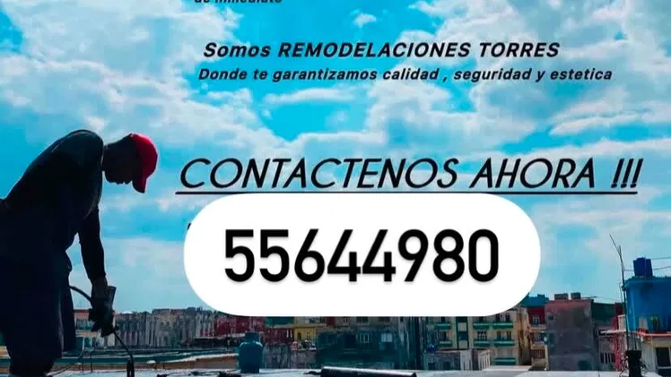 Montaje y reparación de manta de techo