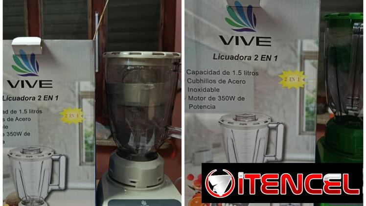 Licuadora Vive 1.5 L – 2 en 1, con removedor y picador de especias (MW)