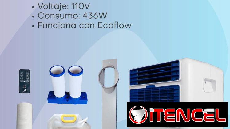 🥶 ¡Aire Acondicionado Portátil ALL NOVU! 🔋 ¡EL ALIADO PERFECTO PARA LOS APAGONES! 🥶