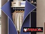 Closet con forro. Medidas: 70 x 45 x 160cm. Colores disponibles: negros ,café, rojo ,azul ,gris