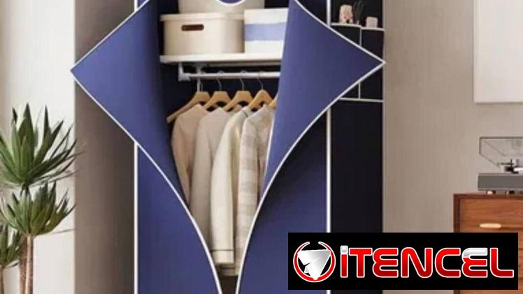 Closet con forro. Medidas: 70 x 45 x 160cm. Colores disponibles: negros ,café, rojo ,azul ,gris