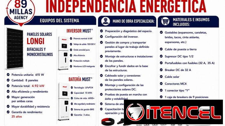 🏠🔋Instalación de Sistema Solar Fotovoltaico completo para hogar o negocio