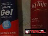 GEL DE AFEITAR, ESPUMA DE AFEITAR,  CEPILLOS DENTALES. JAIMANITAS, PLAYA