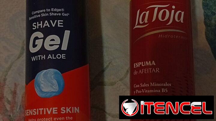 GEL DE AFEITAR, ESPUMA DE AFEITAR,  CEPILLOS DENTALES. JAIMANITAS, PLAYA