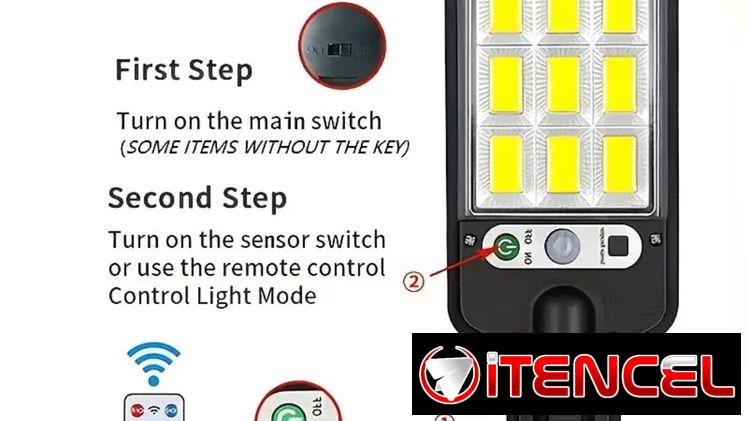 Lampara Solar con Control Remoto