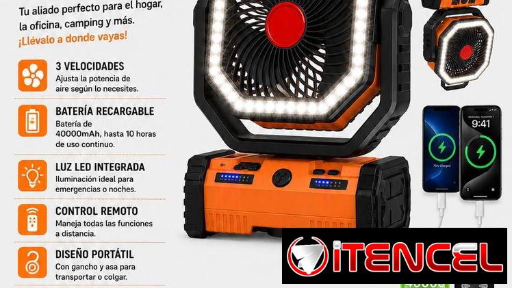 Ventilador recargable F16
