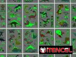 Tatuajes temporales de dinosaurios luminosos | Con garantía | videojuegoshabana.com