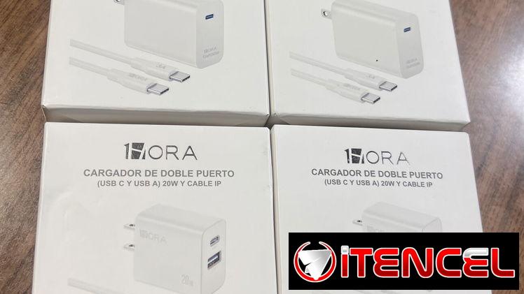 Cargadores tipo c y lightning 1HORA !!!