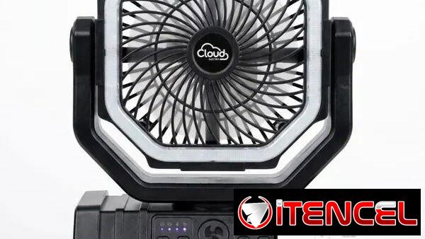 Ventilador recargable multifuncional con aro de luz – cloud – 20000mAh / Serie X20