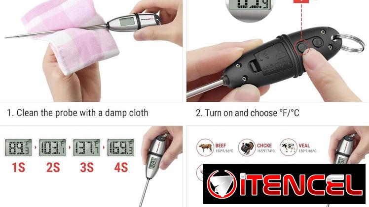 ThermoPro TP02S – Termómetro digital para alimentos