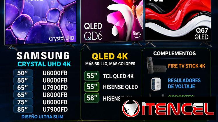 📺🔥 TV 4K y QLED 2026 NUEVOS SELLADOS | EN CAJAS CON GARANTÍA LAURIMAX ENERGY SAMSUNG HISENSE TCL INSIGNIA W 54389456