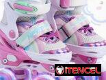 Patines Infantiles 4 Ruedas – Ajustables y Seguros  Talla M 19.8cm – 22.4cm