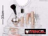 Organizador de maquillaje con espejo giratorio (G&L)