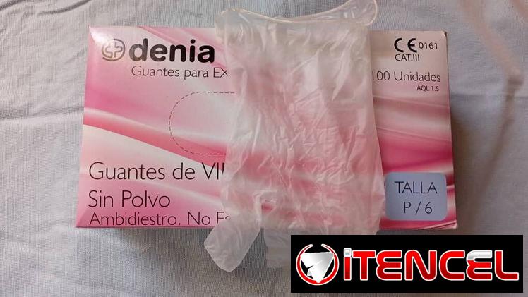 Guantes desechables de vinilos