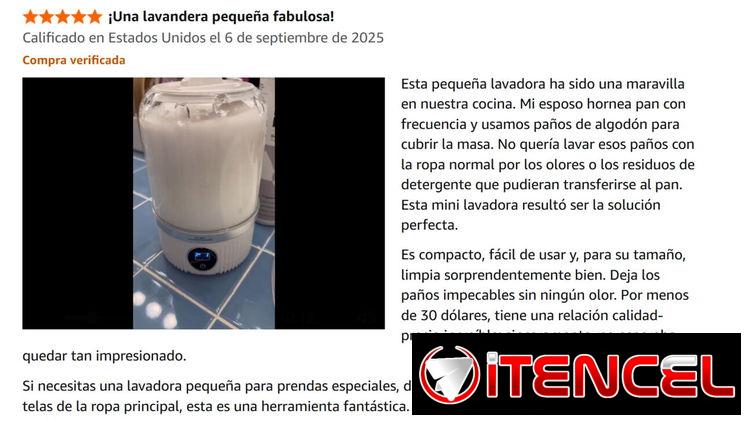 – Mini lavadora portátil 1 LT