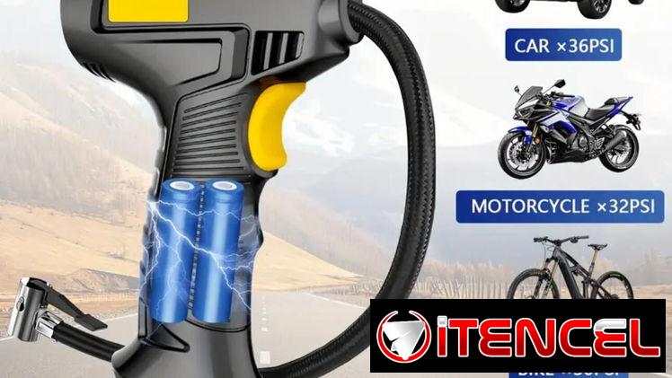 Compresor de aire portátil recargable motos y autos