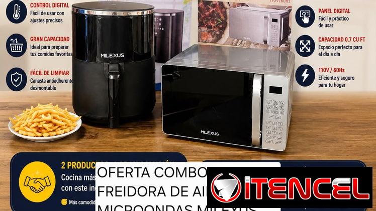 Microondas Milexus + Freidora de aire Milexus