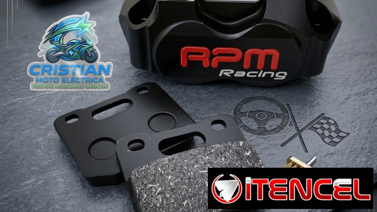 Piezas de moto , cargador 72v5a , puños qs , Timón robotico, pastillas RPM, etc