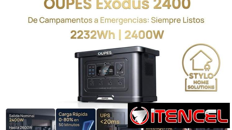 Estación de Energía OUPES PRO 2232Wh con mensajería incluida