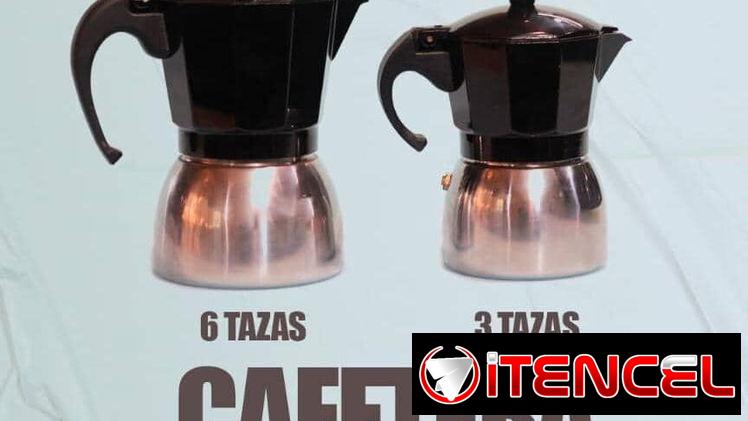 Cafeteras de 2,  3,  4,   6 y 9 tazas