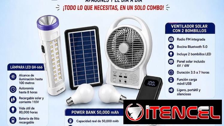 Combos de Electrodomésticos de Energía, luz y fresco