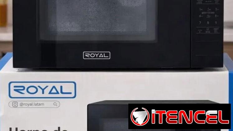 Microondas Royal de 20 Litros (0.7 Pies Cúbicos) | Diseño Moderno y Panel Digital