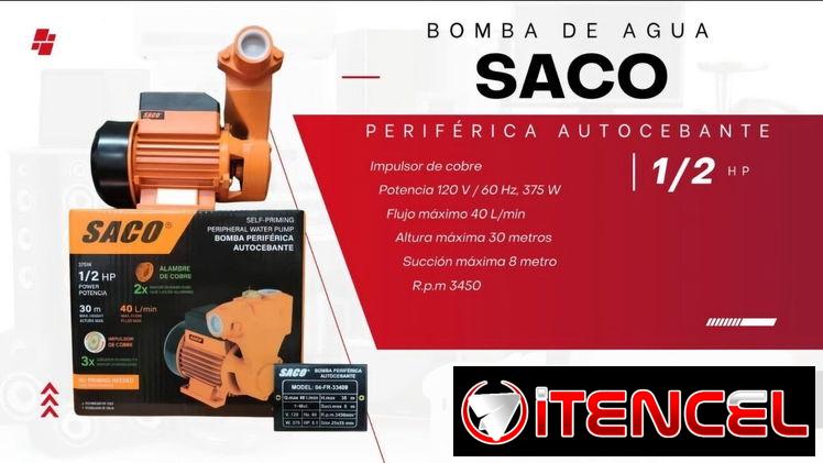 Bomba de agua saco autocebante
