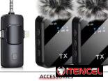 Kit de micrófonos inalámbricos recargables F11/2025